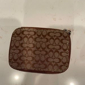 Coach zipper case